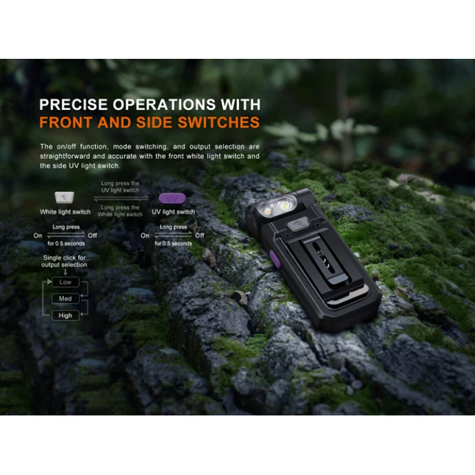 Linterna Fenix SW05R-UV 150 Lúmenes Recargable 7 Linterna Fenix SW05R-UV 150 Lúmenes Recargable - Imagen 5
