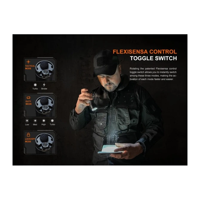 Linterna Fenix TK22R 3.200 Lumens Recargable 12 Linterna Fenix TK22R 3.200 Lumens Recargable - Imagen 10