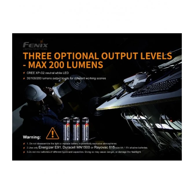 Linterna Fenix WF11E 200 Lúmenes 13 Linterna Fenix WF11E 200 Lúmenes - Imagen 11