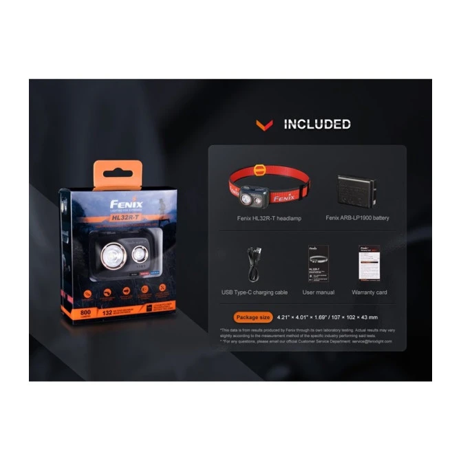 Linterna Frontal Fenix HL32R-T Roja 800 Lúmenes Recargable 20 Linterna Frontal Fenix HL32R-T Roja 800 Lúmenes Recargable - Imagen 18