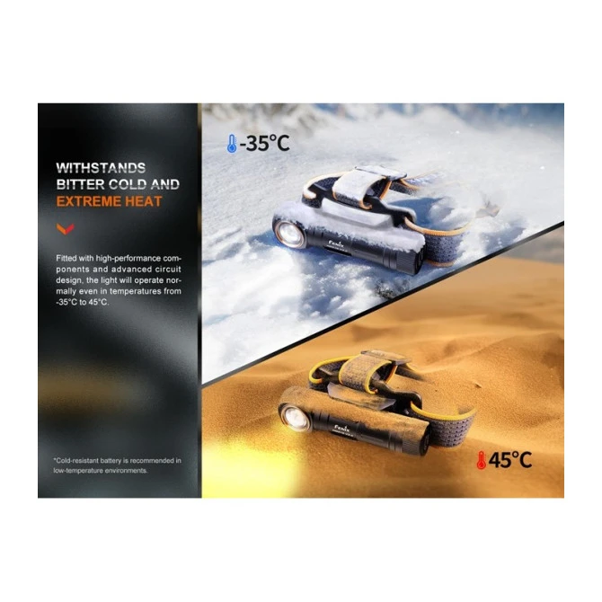 Linterna Frontal Fenix HM61R-V2.0 1600 Lumens (Luz Roja Y Blanca) Recargable 20 Linterna Frontal Fenix HM61R-V2.0 1600 Lumens (Luz Roja Y Blanca) Recargable - Imagen 18