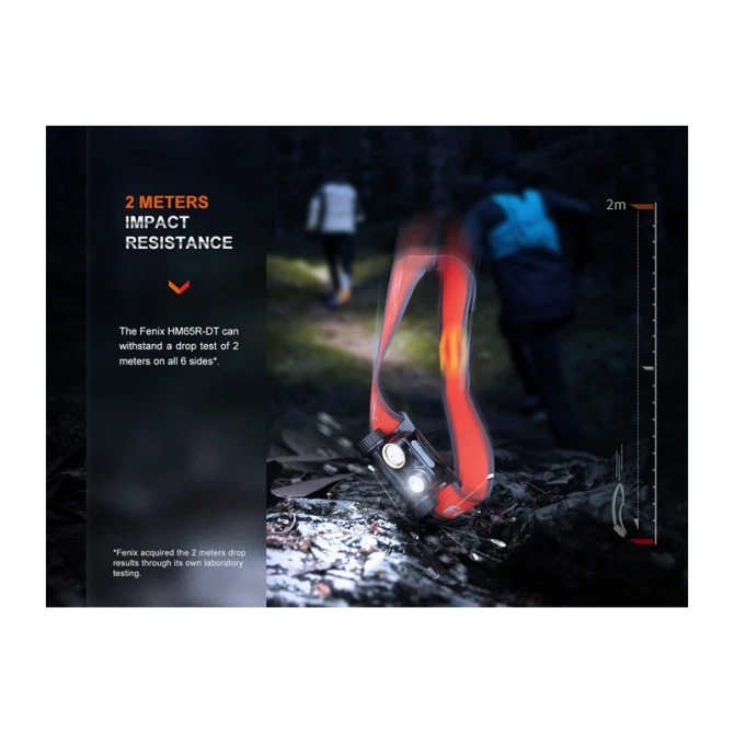 Linterna Frontal Fenix HM65R-DT Negra 1500 Lumens Recargable 21 Linterna Frontal Fenix HM65R-DT Negra 1500 Lumens Recargable - Imagen 19