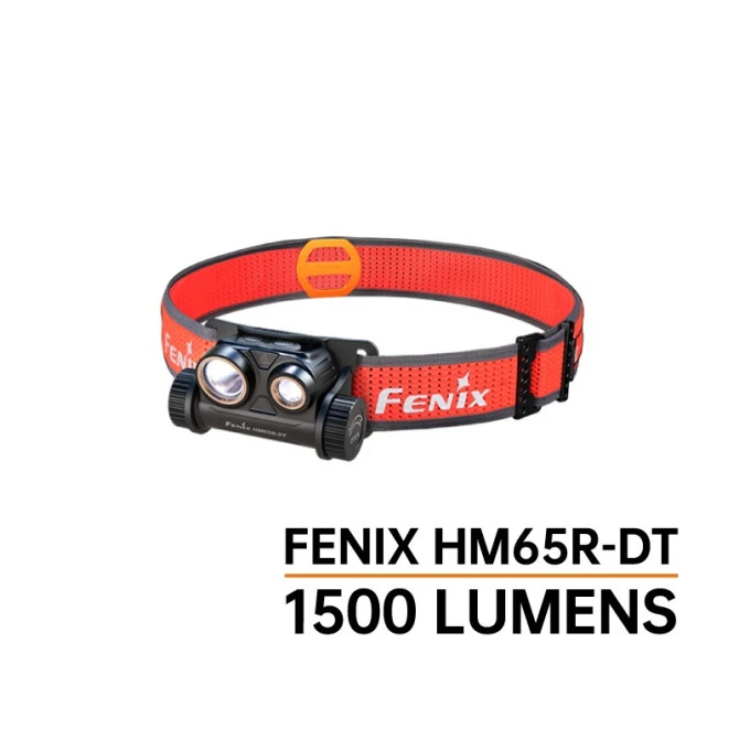 Linterna Frontal Fenix HM65R-DT Negra 1500 Lumens Recargable 3 Linterna Frontal Fenix HM65R-DT Negra 1500 Lumens Recargable