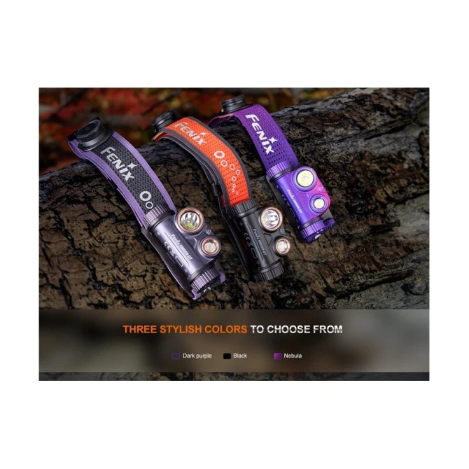 Linterna Frontal Fenix HM65R-DT Púrpura 1500 Lumens Recargable 4 Linterna Frontal Fenix HM65R-DT Púrpura 1500 Lumens Recargable - Imagen 2