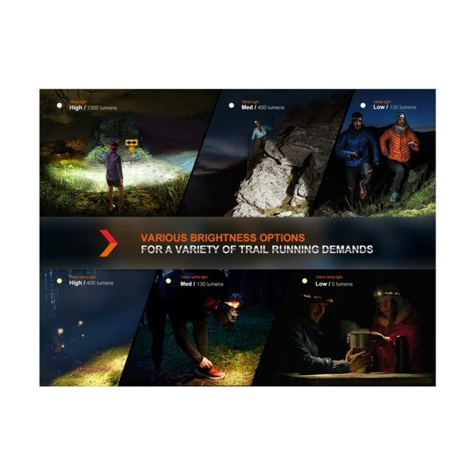 Linterna Frontal Fenix HM65R-DT Púrpura 1500 Lumens Recargable 6 Linterna Frontal Fenix HM65R-DT Púrpura 1500 Lumens Recargable - Imagen 4