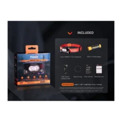 Linterna Frontal Fenix HM65R-T V2.0 1600 Lumens Recargable -Leopard Almacenar linterna frontal fenix hm65r t v20 1600 lumens recargable 19