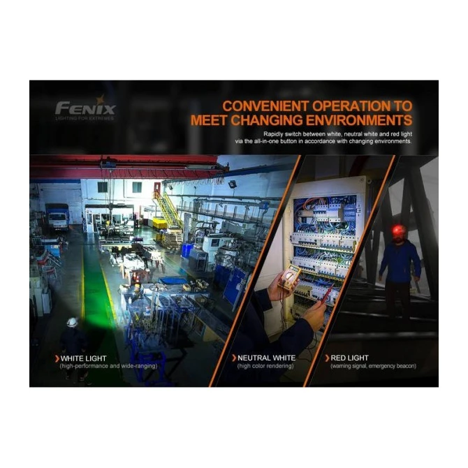 Linterna Frontal Fenix HM70R 1.600 Lumens Recargable 11 Linterna Frontal Fenix HM70R 1.600 Lumens Recargable - Imagen 9