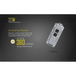 Linterna Llavero Nitecore TIP 360 Lumens Recargable -Leopard Almacenar linterna llavero nitecore tip 360 lumens recargable version 2017 11