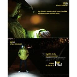 Linterna Llavero Nitecore TIP 360 Lumens Recargable -Leopard Almacenar linterna llavero nitecore tip 360 lumens recargable version 2017 16