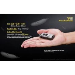 Linterna Llavero Nitecore TIP 360 Lumens Recargable -Leopard Almacenar linterna llavero nitecore tip 360 lumens recargable version 2017 2