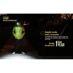 Linterna Llavero Nitecore TIP 360 Lumens Recargable -Leopard Almacenar linterna llavero nitecore tip 360 lumens recargable version 2017 7