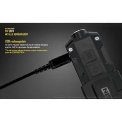 Linterna Llavero Nitecore TIP 360 Lumens Recargable -Leopard Almacenar linterna llavero nitecore tip 360 lumens recargable version 2017 8