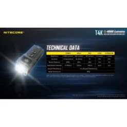 Linterna Nitecore T4K Quad-Core 15 Linterna Nitecore T4K Quad-Core -Leopard Almacenar linterna nitecore t4k quad core 3