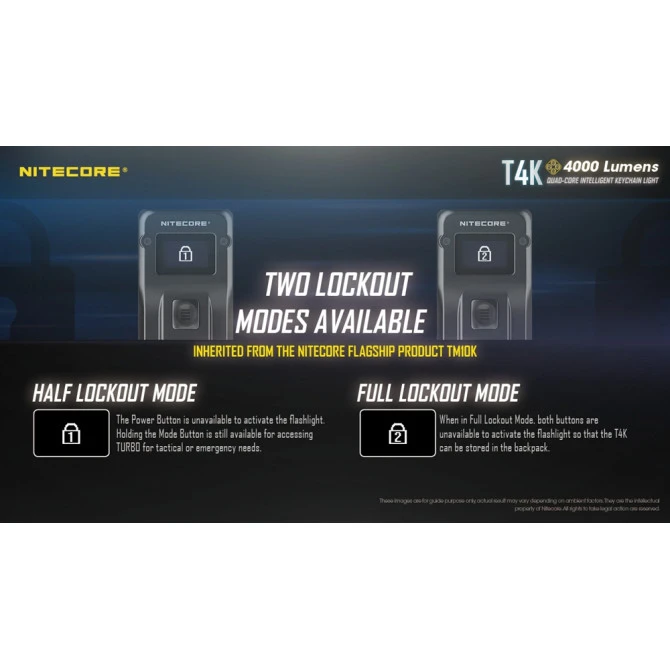 Linterna Nitecore T4K Quad-Core 7 Linterna Nitecore T4K Quad-Core - Imagen 5