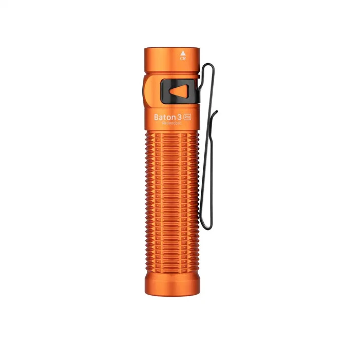 Linterna Olight Baton 3 Pro Naranja 1500 Lumens CW Recargable 8 Linterna Olight Baton 3 Pro Naranja 1500 Lumens CW Recargable - Imagen 6