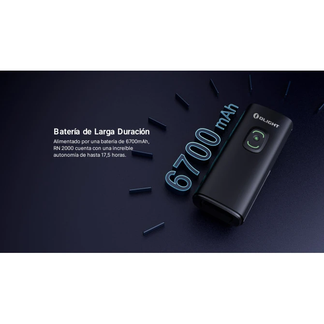 Linterna Olight Bicicleta RN 2.000 Lumens Luz Frontal Recargable 22 Linterna Olight Bicicleta RN 2.000 Lumens Luz Frontal Recargable - Imagen 20