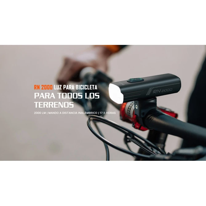 Linterna Olight Bicicleta RN 2.000 Lumens Luz Frontal Recargable 12 Linterna Olight Bicicleta RN 2.000 Lumens Luz Frontal Recargable - Imagen 10