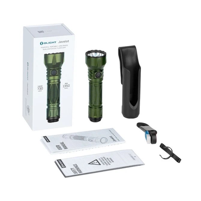Linterna Olight Javelot OD Green 1350 Lumens Recargable 8 Linterna Olight Javelot OD Green 1350 Lumens Recargable - Imagen 6