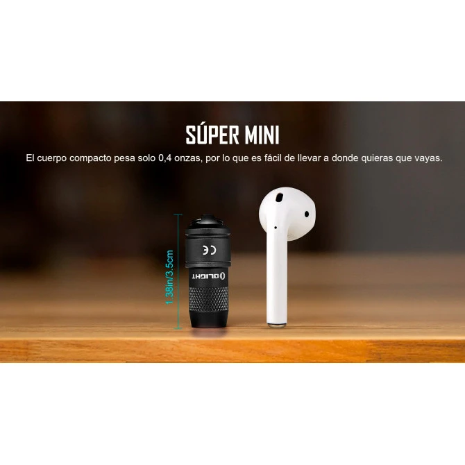 Linterna Olight Llavero IMini 10 Lúmenes Negra 10 Linterna Olight Llavero IMini 10 Lúmenes Negra - Imagen 8