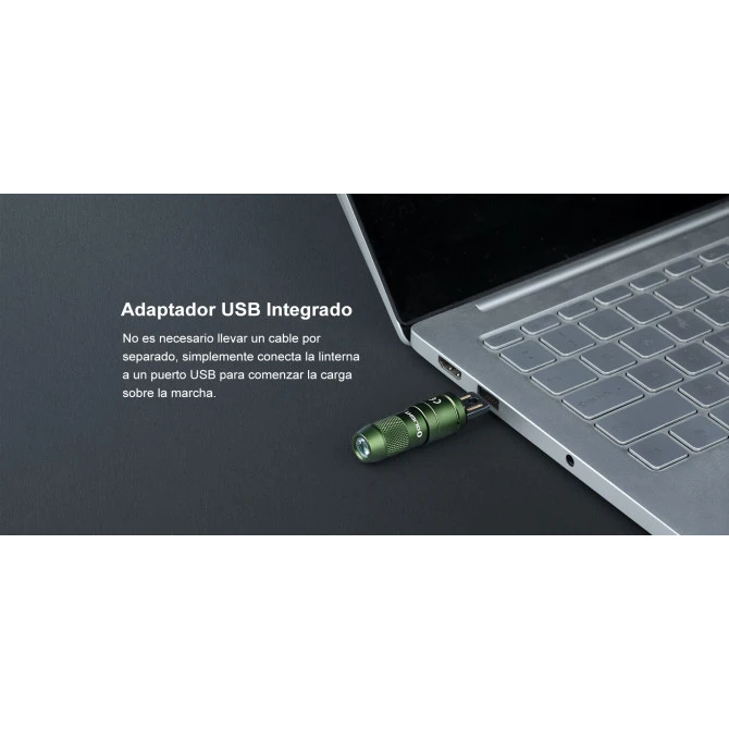 Linterna Olight Llavero IMini Negra 50 Lúmenes Recargable 4 Linterna Olight Llavero IMini Negra 50 Lúmenes Recargable - Imagen 2