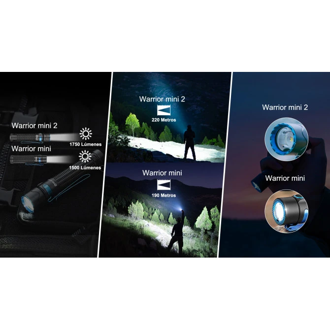Linterna Olight Warrior Mini 2 1750 Lúmenes Recargable 11 Linterna Olight Warrior Mini 2 1750 Lúmenes Recargable - Imagen 9