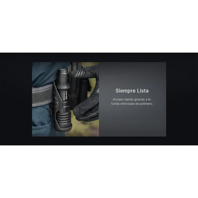 Linterna Olight Warrior X 4 - 2.600 Lumens Kit Caza Recargable 4 Linterna Olight Warrior X 4 - 2.600 Lumens Kit Caza Recargable - Imagen 2