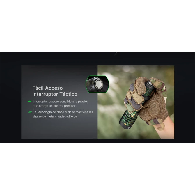 Linterna Olight Warrior X 4 - 2.600 Lumens Kit Caza Recargable 13 Linterna Olight Warrior X 4 - 2.600 Lumens Kit Caza Recargable - Imagen 11