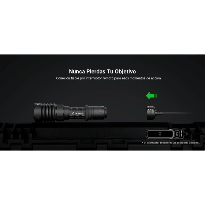 Linterna Olight Warrior X 4 - 2.600 Lumens Kit Caza Recargable 18 Linterna Olight Warrior X 4 - 2.600 Lumens Kit Caza Recargable - Imagen 16
