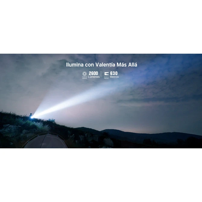 Linterna Olight Warrior X 4 - 2.600 Lumens Kit Caza Recargable 8 Linterna Olight Warrior X 4 - 2.600 Lumens Kit Caza Recargable - Imagen 6