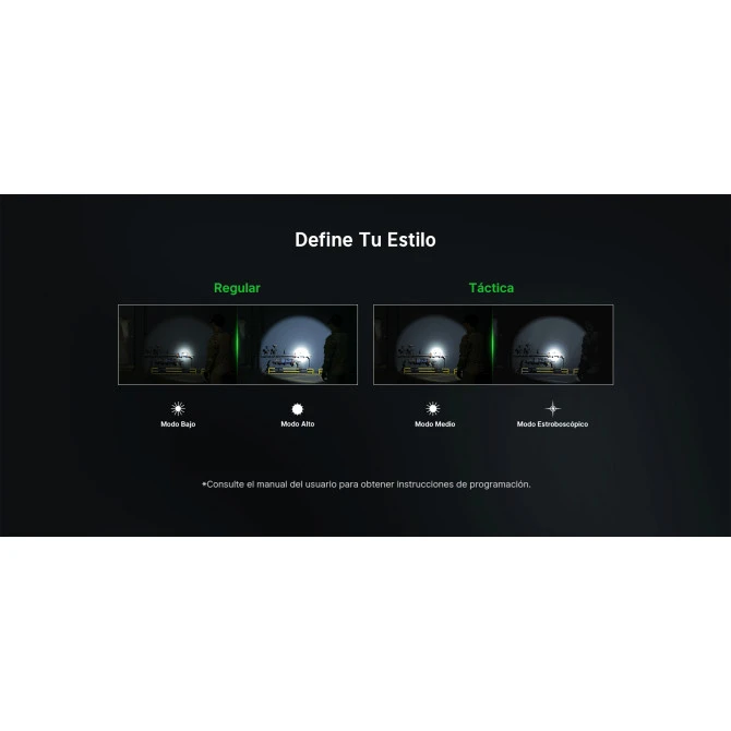 Linterna Olight Warrior X 4 - 2.600 Lumens Kit Caza Recargable 11 Linterna Olight Warrior X 4 - 2.600 Lumens Kit Caza Recargable - Imagen 9