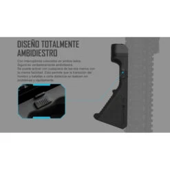 Linterna Táctica Olight Sigurd Negra 1.450 Lumens + Grip Angular Para Arma Recargable -Leopard Almacenar linterna tactica olight sigurd negra 1450 lumens grip angular para arma recargable 16