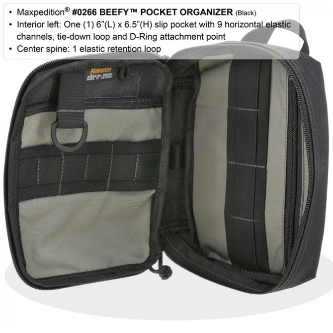 Maxpedition Beefy Pocket Organizer Foliage Green 6 Maxpedition Beefy Pocket Organizer Foliage Green - Imagen 4