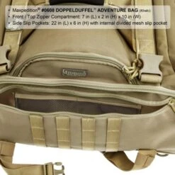 Maxpedition Doppleduffel Adventure Bag Khaki 24 Maxpedition Doppleduffel Adventure Bag Khaki -Leopard Almacenar maxpedition doppleduffel adventure bag khaki 6