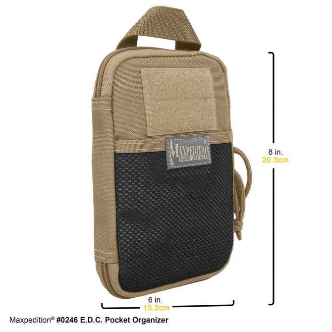 Maxpedition E.D.C Pocket Organizer Khaki 4 Maxpedition E.D.C Pocket Organizer Khaki - Imagen 2