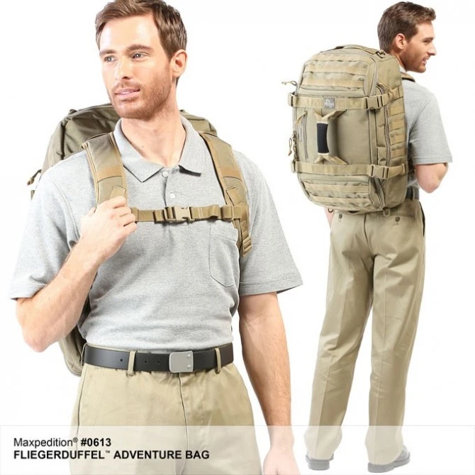 Maxpedition Fliegerduffel Adventure Bag Black 14 Maxpedition Fliegerduffel Adventure Bag Black - Imagen 12