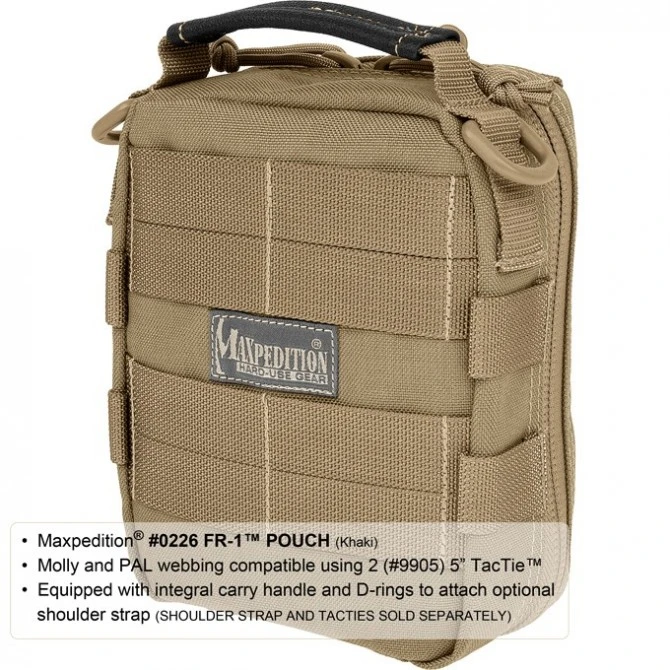 Maxpedition FR-1 Pouch Khaki 4 Maxpedition FR-1 Pouch Khaki - Imagen 2