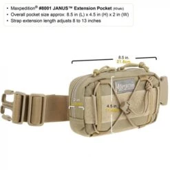 Maxpedition Janus Extension Pocket. Khaki. 13 Maxpedition Janus Extension Pocket. Khaki. -Leopard Almacenar maxpedition janus extension pocket khaki 1