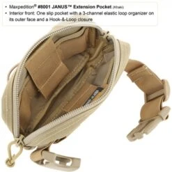 Maxpedition Janus Extension Pocket. Khaki. 15 Maxpedition Janus Extension Pocket. Khaki. -Leopard Almacenar maxpedition janus extension pocket khaki 3
