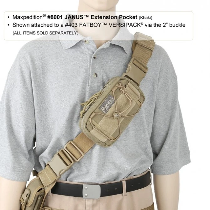 Maxpedition Janus Extension Pocket. Khaki. 12 Maxpedition Janus Extension Pocket. Khaki. - Imagen 10