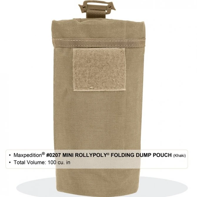 Maxpedition Mini Rollypoly Khaki 7 Maxpedition Mini Rollypoly Khaki - Imagen 5