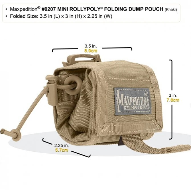 Maxpedition Rollypoly Khaki 4 Maxpedition Rollypoly Khaki - Imagen 2