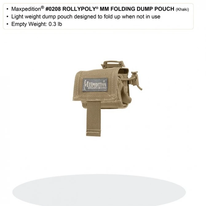Maxpedition Rollypoly Khaki 6 Maxpedition Rollypoly Khaki - Imagen 4