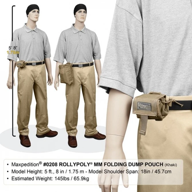 Maxpedition Rollypoly Khaki 12 Maxpedition Rollypoly Khaki - Imagen 10