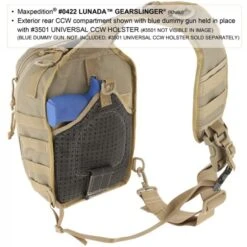 Mochila Bandolera Maxpedition Lunada Gearslinger Black -Leopard Almacenar mochila bandolera maxpedition lunada gearslinger black 14