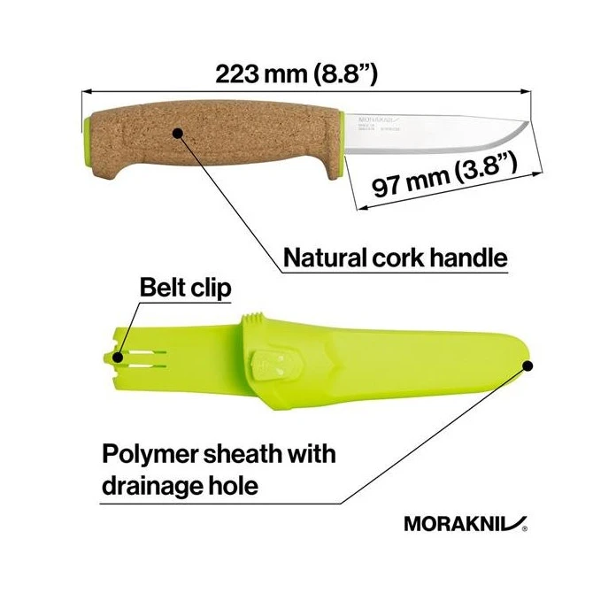 Morakniv Cuchillo Flotante Verde Lima 5 Morakniv Cuchillo Flotante Verde Lima - Imagen 3