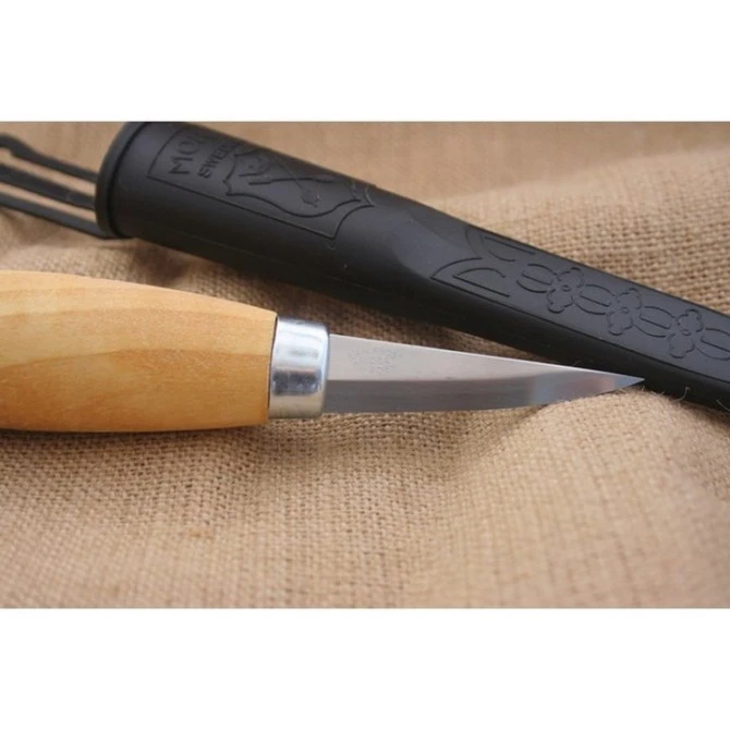 Morakniv Cuchillo Para Tallado De Madera 120C Natural 8 Morakniv Cuchillo Para Tallado De Madera 120C Natural - Imagen 6