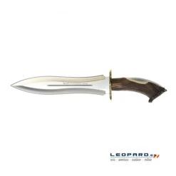 Primera página -Leopard Almacenar muela podenquero s asta de ciervo con roseta y laton 1