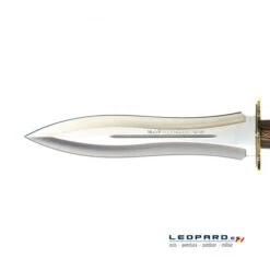 Muela Podenquero-S Asta De Ciervo Con Roseta Y Latón -Leopard Almacenar muela podenquero s asta de ciervo con roseta y laton 2