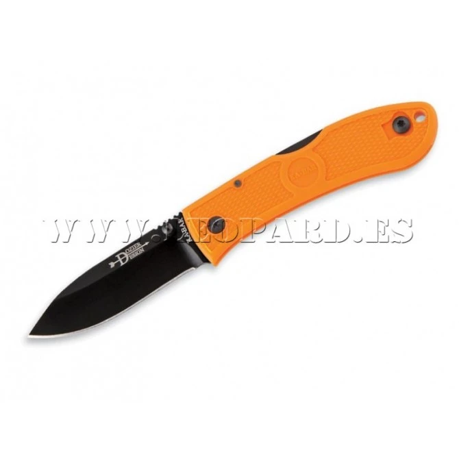 Ka-Bar Dozier Folding Hunter Naranja Hoja Negra 4 Ka-Bar Dozier Folding Hunter Naranja Hoja Negra - Imagen 2