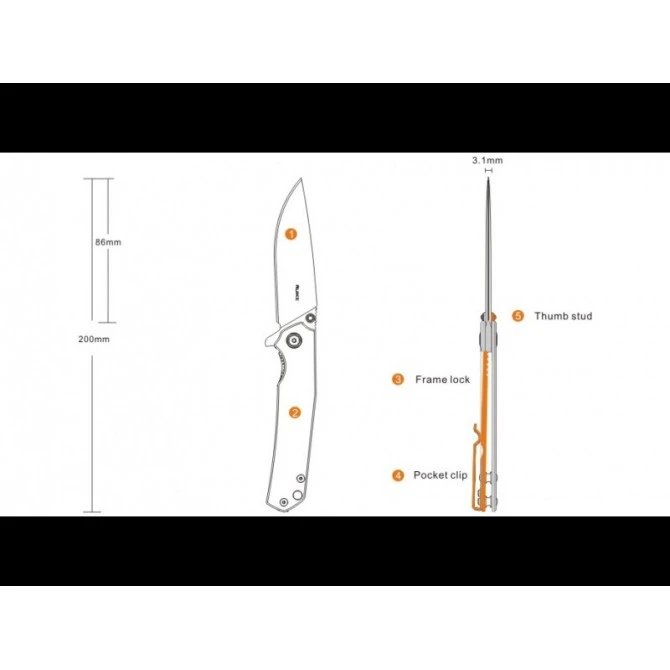 Ruike P801-SF Acero Inoxidable Lavado Piedra 7 Ruike P801-SF Acero Inoxidable Lavado Piedra - Imagen 5